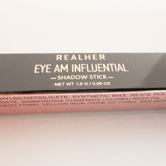3/$25 REALHER Cream Eyeshadow Stick Eye Am Influential Chocolate Matte NIB - Picture 1 of 8